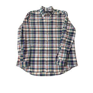 Ralph Lauren Plaid Button-Up Shirt XXL Classic Fit Multicolor Long Sleeve For Me